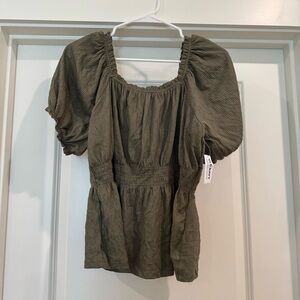 NWT Old Navy Olive Women's Blouse